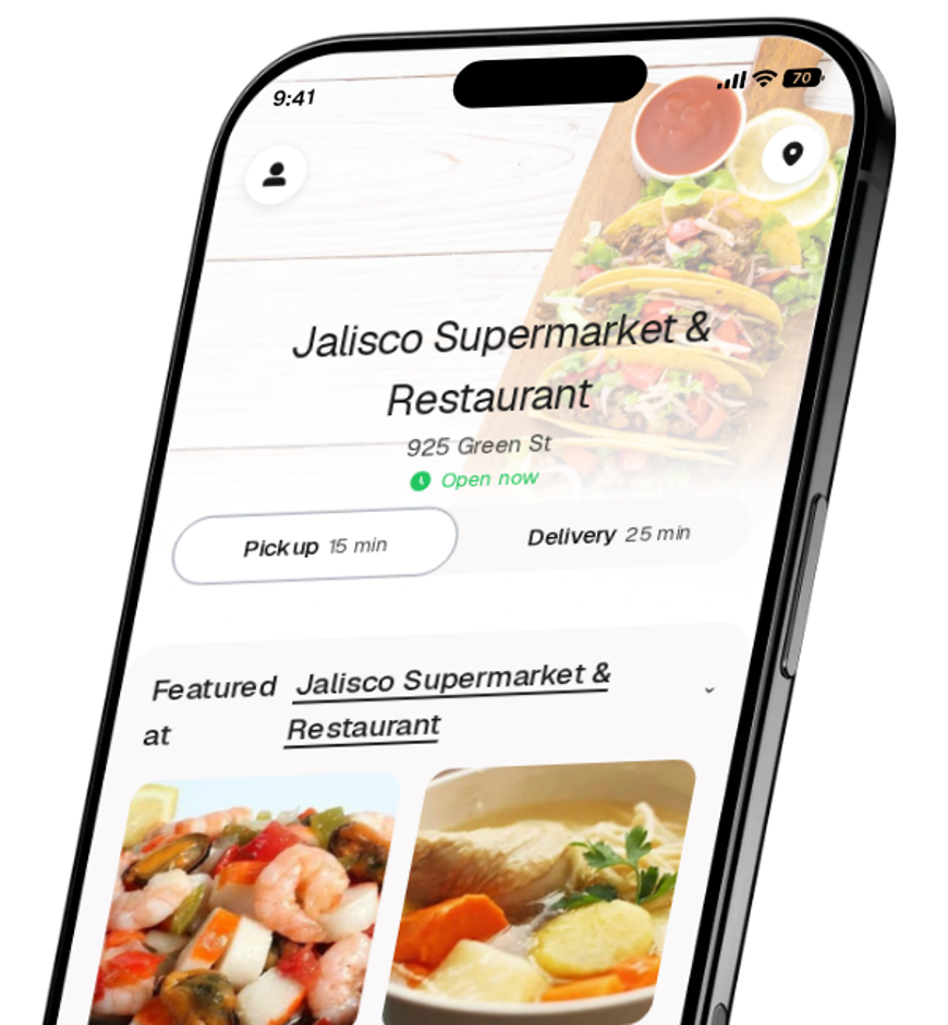 Jalisco Supermarket & Restaurant app preview