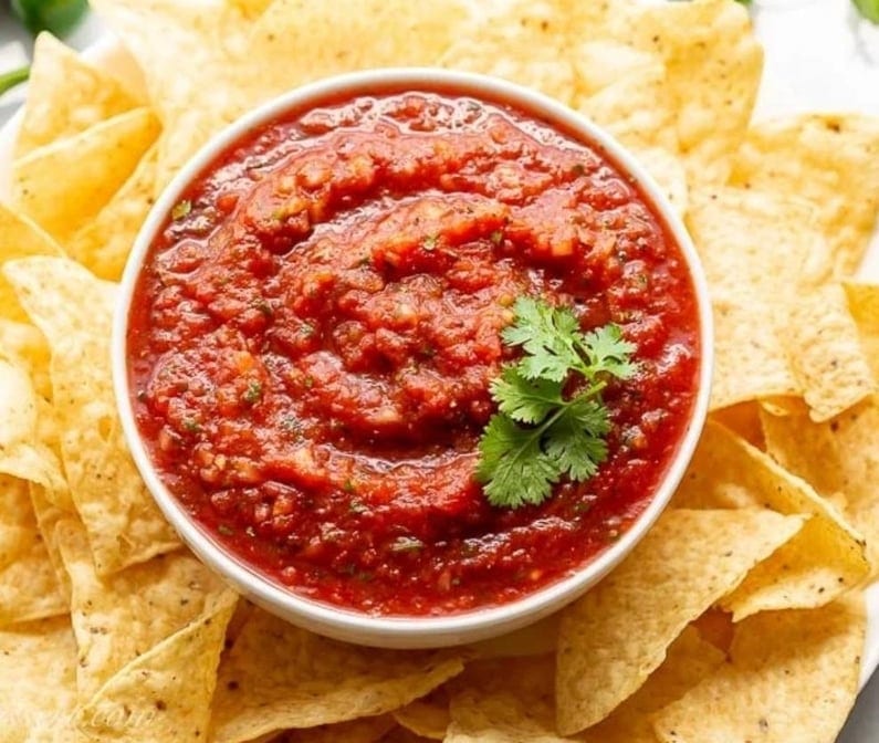 Salsa and Chips.