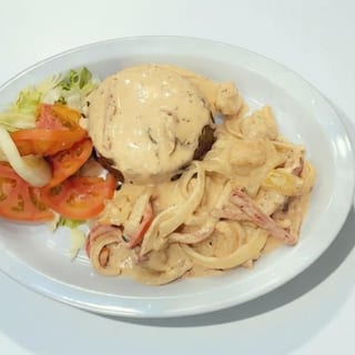 Mofongo Con Pechuga De Pollo A La Crema